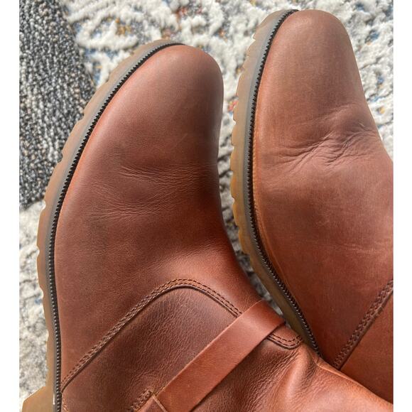 Teva Women's De La Vina Mid Waterproof Leather Zip Boots Size 11 Brown - Picture 5 of 14